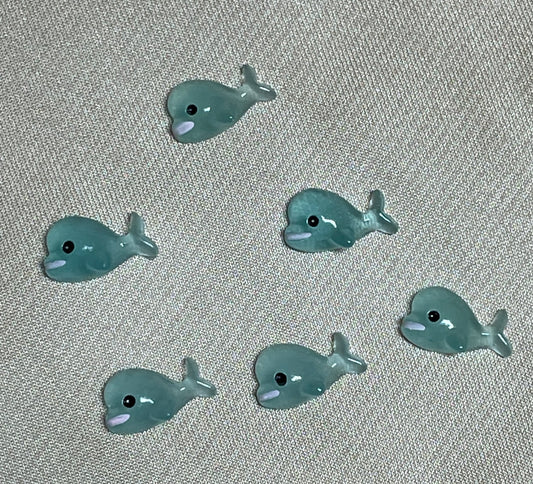 Dolphin resin charms